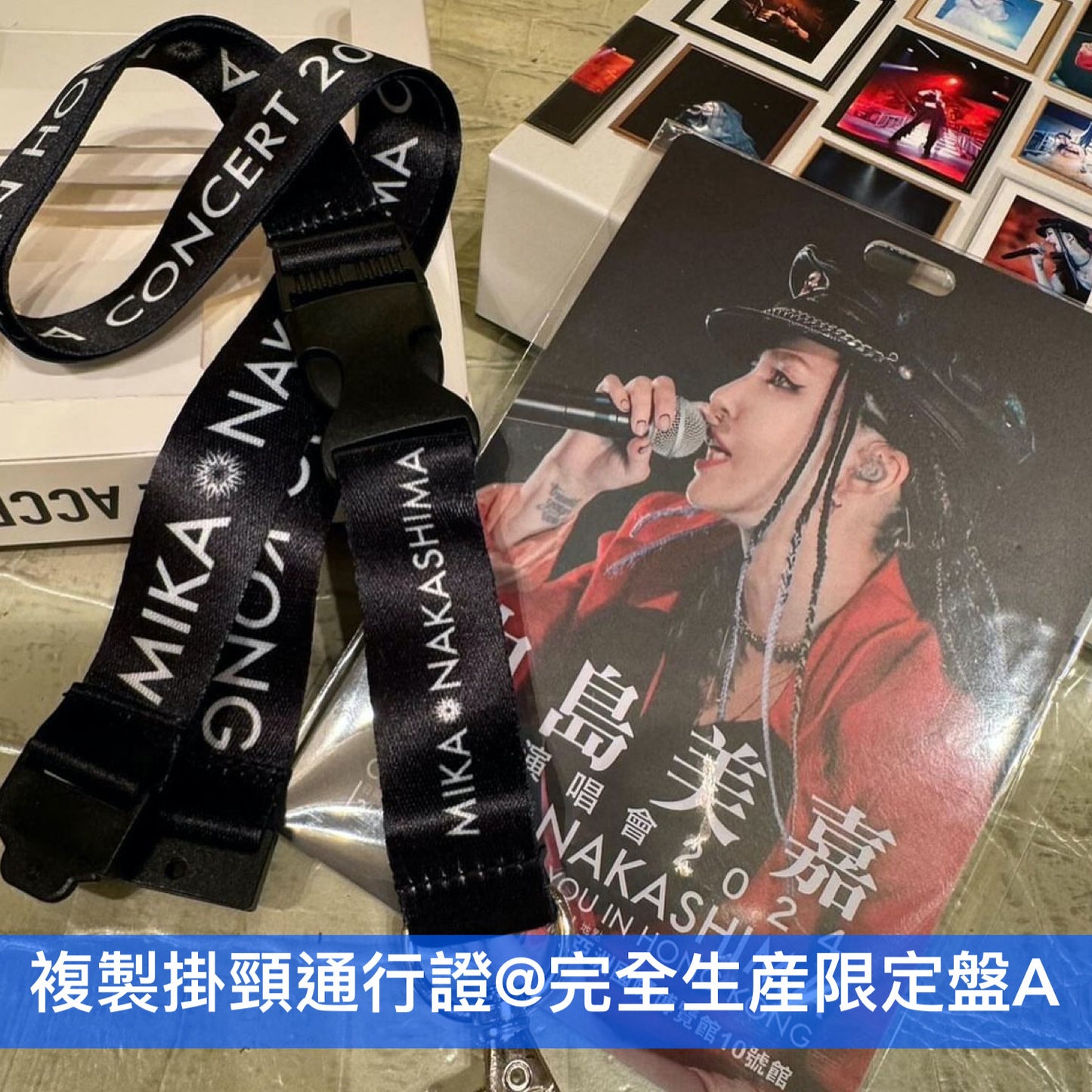 中島美嘉 香港演唱會 日版Live Blu-ray/DVD《MIKA NAKASHIMA CONCERT 2024 YOU IN HONG KONG》＜完全生産限定盤A(Blu-ray＋複製掛頸通行證)／完全生産限定盤B(2DVD)＞