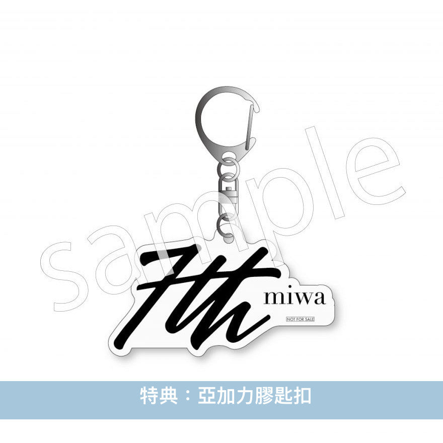 miwa 第7張原創專輯《7th》 ＜完全生産限定盤(CD＋Blu-ray＋PhotoBook＋結他Pick)／初回生産限定盤(CD＋Blu-ray)／通常盤(CD)＞