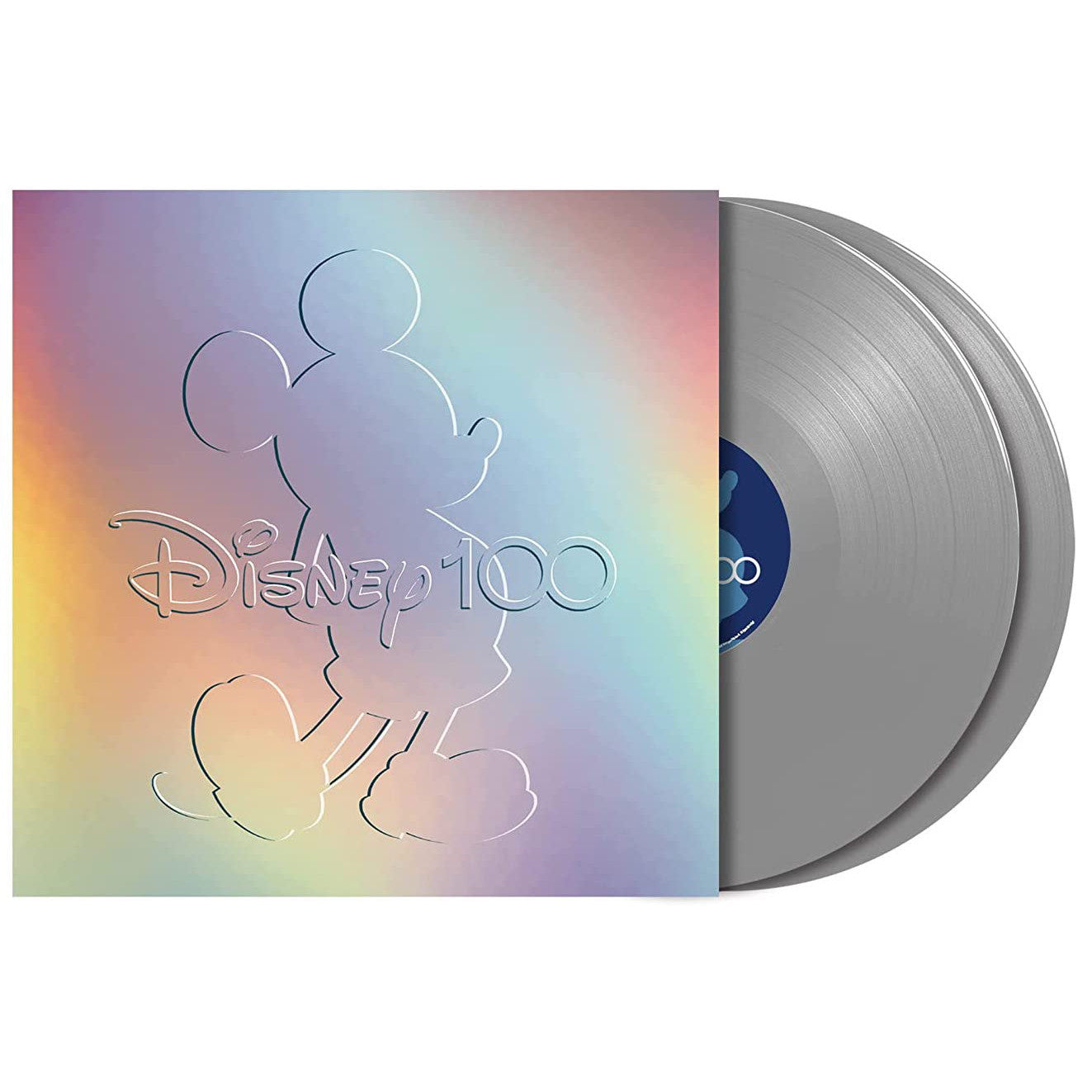 迪士尼100週年紀念彩膠《Disney 100》＜銀色彩膠(2LP)／國際版＞