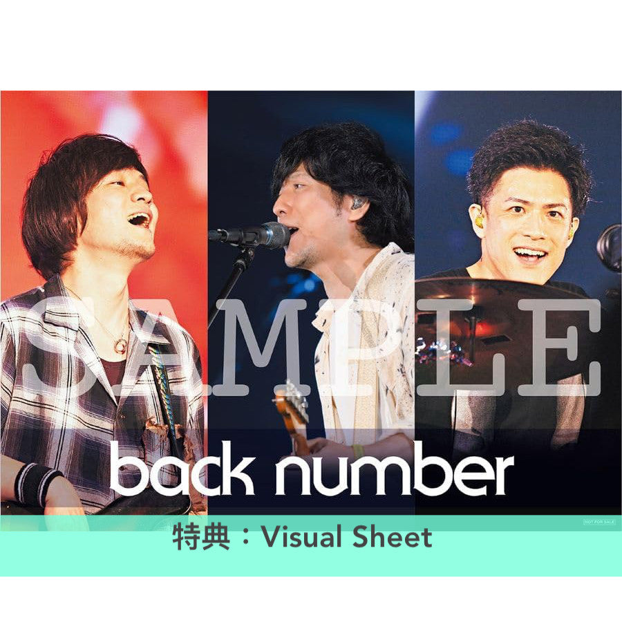 back number Live Blu-ray《in your humor tour 2023 at 東京ドーム 