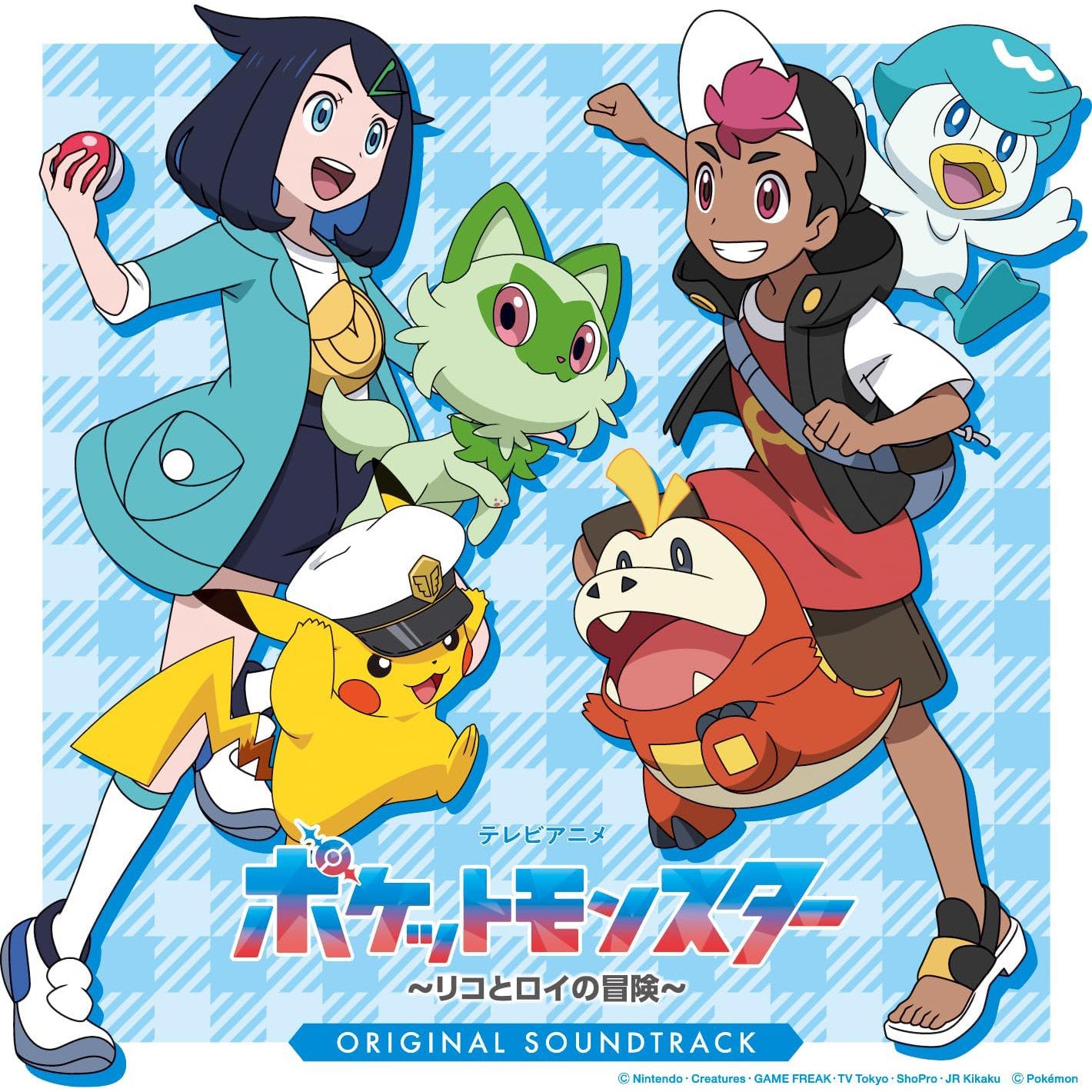 動畫「寵物小精靈」原聲大碟CD 《テレビアニメ「ポケットモンスター～リコとロイの冒険～」オリジナル・サウンドトラック》＜Blu-spec CD2＋貼紙＞